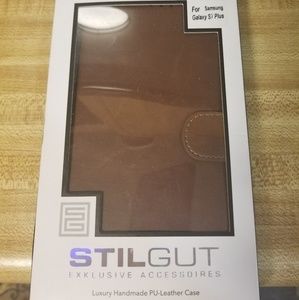 S7/ STILGUT luxury handmade PU leather case-NEW